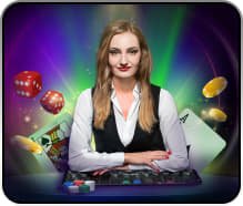 BPK138 Live Casino tampilan meja blackjack live streaming dealer cantik profesional